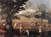 Nicolas Poussin Summer(Ruth and Boaz) oil painting on canvas